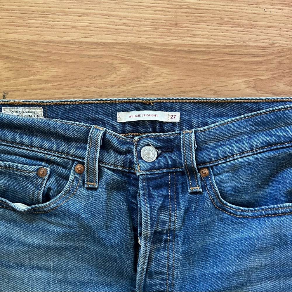 Levi's 501 wedgie straight Jeans - Picture 2 of 5
